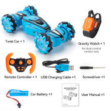 RC Stunt Twist Auto JJRC Q110 2,4G Fernbedienung Offroad Klettern Auto Geste Sensor Uhr 4WD Drift