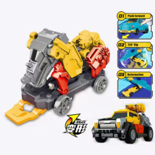 Auto con esplosione e deformazione, trasformazione violenta, action figure robot bestia, adatto a stridii a 360