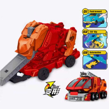 Auto con esplosione e deformazione, trasformazione violenta, action figure robot bestia, adatto a stridii a 360