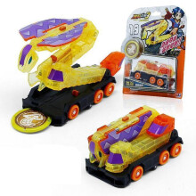6 Fit Screechers Transformation Wild Cars Burst Speed Shaped Car Capture Wafer 360 Actionfiguren