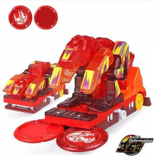 6 Fit Screechers Transformation Wild Cars Burst Speed Shaped Car Capture Wafer 360 Actionfiguren