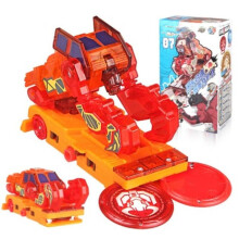 6 Fit Screechers Transformation Wild Cars Burst Speed Shaped Car Capture Wafer 360 Actionfiguren