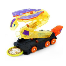 6 Fit Screechers Transformation Wild Cars Burst Speed Shaped Car Capture Wafer 360 Actionfiguren
