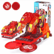 6 Fit Screechers Transformation Wild Cars Burst Speed Shaped Car Capture Wafer 360 Actionfiguren