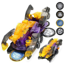 6 Fit Screechers Transformation Wild Cars Burst Speed Shaped Car Capture Wafer 360 Actionfiguren