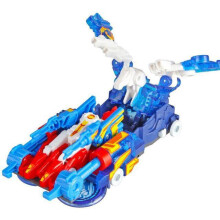 6 Fit Screechers Transformation Wild Cars Burst Speed Shaped Car Capture Wafer 360 Actionfiguren