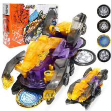 6 Fit Screechers Trasformazione Wild Cars Burst Speed A forma di auto Capture Wafer 360 Action Figures