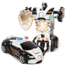 Nuova auto trasformabile con dinosauri robot, auto giocattolo, auto a slitta inerziale, auto trasformabile