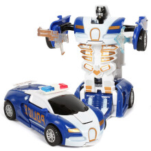 Nuova auto trasformabile con dinosauri robot, auto giocattolo, auto a slitta inerziale, auto trasformabile