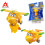 Figurines d'action S6 Mini Tino 2 pouces, transformables, anime, avion, robot, transformation, pour 1