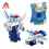 Figurines d'action S6 Mini Tino 2 pouces, transformables, anime, avion, robot, transformation, pour 1