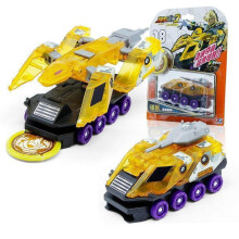6 Fit Screechers Transformation Wild Cars Burst Speed Shaped Car Capture Wafer 360 Actionfiguren