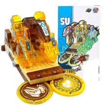 6 Fit Screechers Transformation Wild Cars Burst Speed Shaped Car Capture Wafer 360 Actionfiguren
