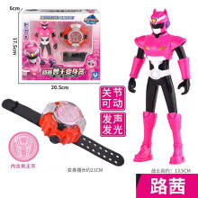 MiniForce X-Waffe, Mini-Force-Agent-Transformations-Actionfiguren mit Sound- und Lichtuhr-Transformation