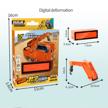 Digitale Zahlen Transport Briefkasten Krieger Deformation Actionfiguren Transformation Roboter Spielzeug