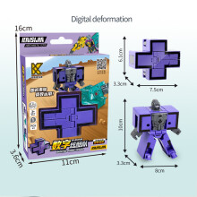 Digitale Zahlen Transport Briefkasten Krieger Deformation Actionfiguren Transformation Roboter Spielzeug