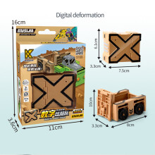 Digitale Zahlen Transport Briefkasten Krieger Deformation Actionfiguren Transformation Roboter Spielzeug