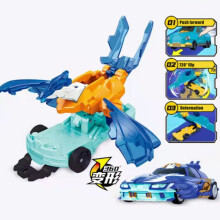 Auto con esplosione e deformazione, trasformazione violenta, action figure robot bestia, adatto a stridii a 360