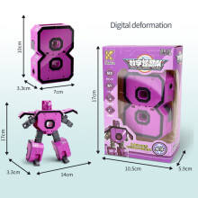 Digitale Zahlen Transport Briefkasten Krieger Deformation Actionfiguren Transformation Roboter Spielzeug