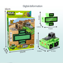 Digitale Zahlen Transport Briefkasten Krieger Deformation Actionfiguren Transformation Roboter Spielzeug