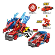 Explosion Wild Speed Fly Transforming Car 4 Screechers Beast Attack Action Figures Figura Girevole Trasformazione