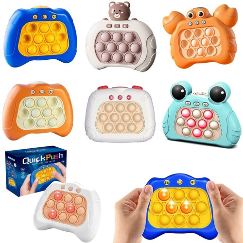 Push Game Pop elettronico Pushit Pro Super Bubble Pop Game Light Push Up Poplight Antistress Fidget Toys 1