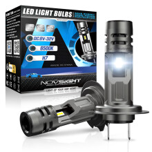 (N58)N58 H7 LED Scheinwerfer 1:1 Mini Größe Scheinwerfer 60W 12000LM 6500K Auto Lampen Super Helle Stecker