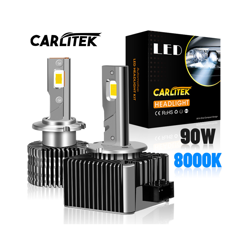 (D2S-8000K)D3S D1S Led 8000K D2S Led Xenon Conversion Kits D4S D8S Car Headlight Bulbs 20000LM 35W 45W