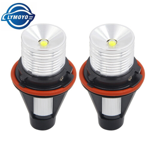 (Keltainen)2kpl LED Angel Eyes Merkkilamput Virheettömät Autolamput BM-malleille E39 E53 E60 E61 E63 E64 E65 E66 1