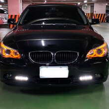 (Keltainen)2kpl LED Angel Eyes Merkkilamput Virheettömät Autolamput BM-malleille E39 E53 E60 E61 E63 E64 E65 E66