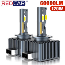 (D3S-60000Lm)60000LM 120W D3S Auto LED Scheinwerferlampen D3R D1S D2S D4S D2R D3R D4R Turbo LED 5070