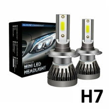 2 stuks H7 Led koplamp 200W 20000LM grootlicht/dimlicht kit Lampen Beam 6000K 9V-32V Canbus Flawless Automatic