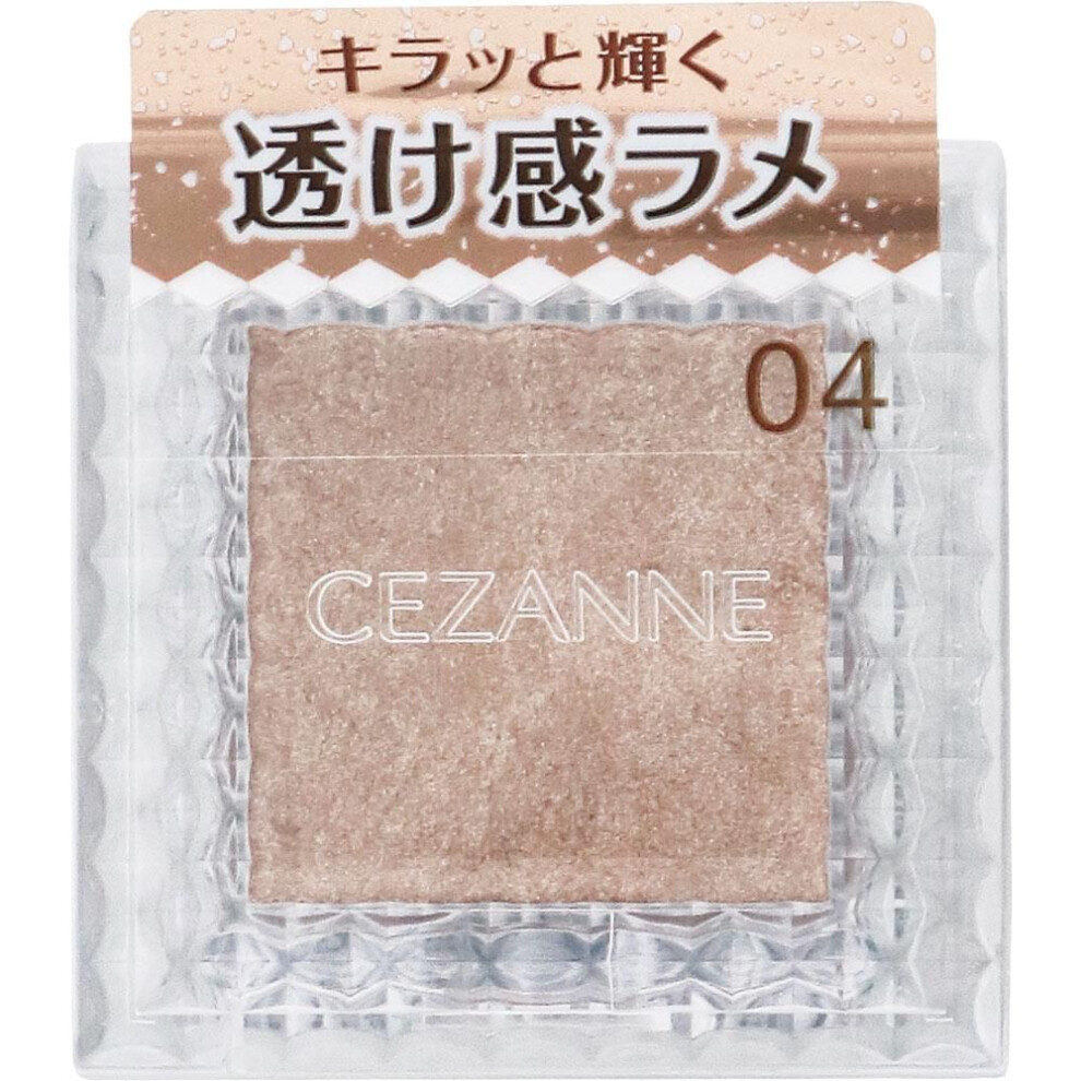 Cezanne Sezanne Single Color Eyeshadow 04 Clear Lame Eye Makeup Eye Color & Eye Shadow Apply An Appropriate Amount To The Eyelid. Eye Makeup Eye C