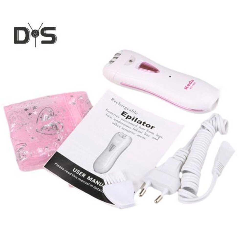 Women Epilator Smooth Glide Eu Plug Rechargeable Face Body Bikini Area Arm Leg Hair Removal Device Hair Remover Trimmer Shaver Tool
