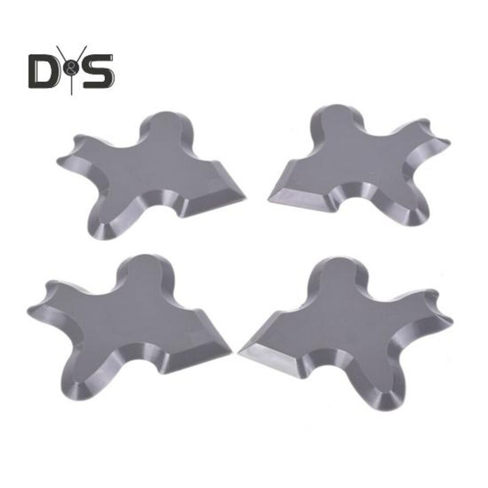4pcs Multi-function Quick Glue Trimming Scrapers Ergonomic Grip Compact Size Portable Paint Glue Scrapers Caulk Remover Tools