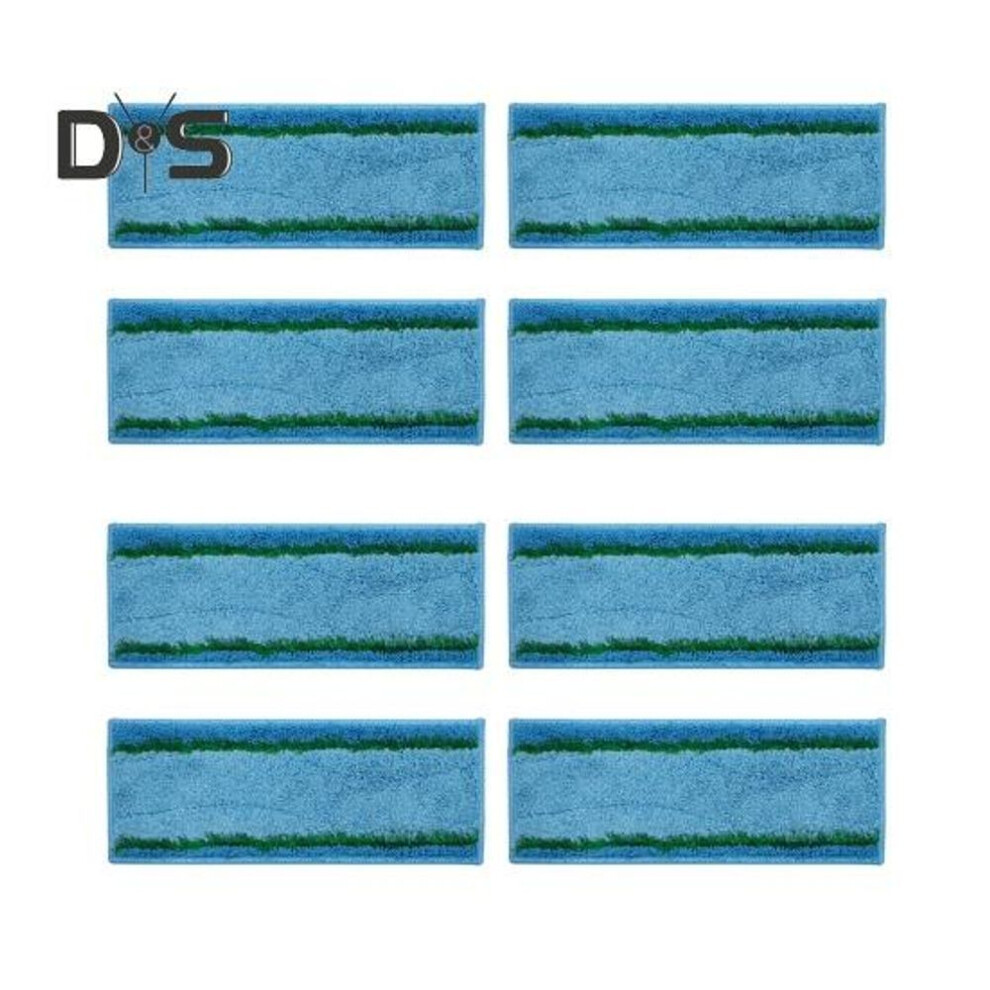 8Pcs Mop Pads Wear Resistant Highly Absorption Washable Reusable Microfiber Deep Clean Mop Pads for irobot Braava Jet M6