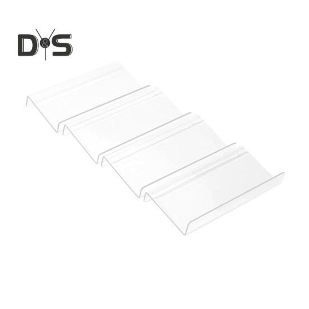 4Pcs Transparent Acrylic Spice Drawer Organizer Expandable Design Seasoning Jars Drawers Insert Kitchen Countertop Spice Rack Tray
