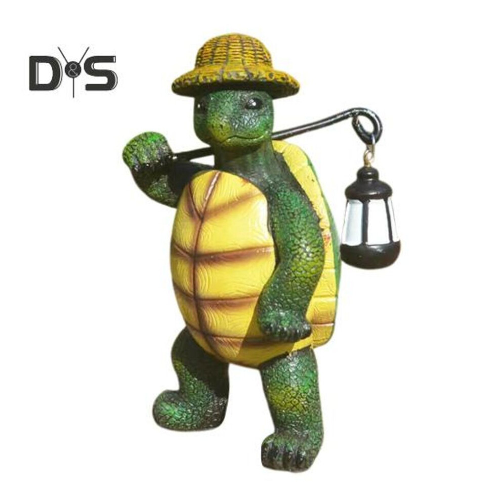 Turtle Garden Statue Resin Outdoor Decor Turtle Figurine Weatherproof Standing Tortoise Sculpture For Yard Patio Lawn