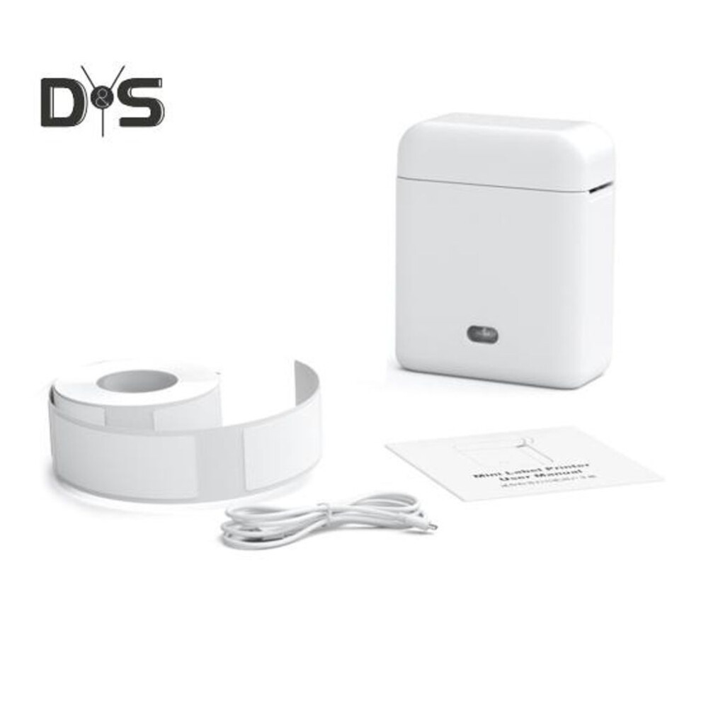 Label Maker Machine with Tape Bluetooth-compatible Thermal Shipping Label Printer for IOS And for Android Wireless Mini Label Maker for Home Office