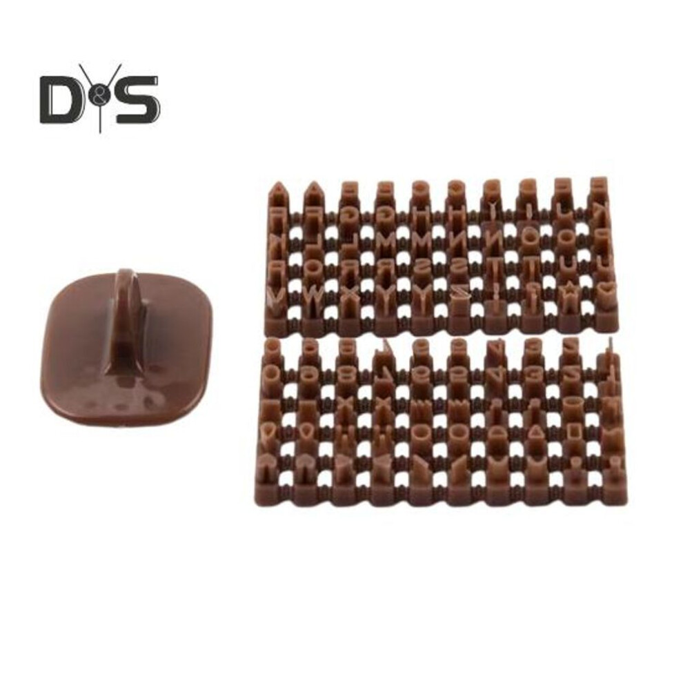 Letter Cookie Stamps Mold for Clay Alphabets Numbers Pottery Stamp Fondant Embosser DIY Cookie Cutters Non-Stick Reusable Soap Chocolate Jewelry