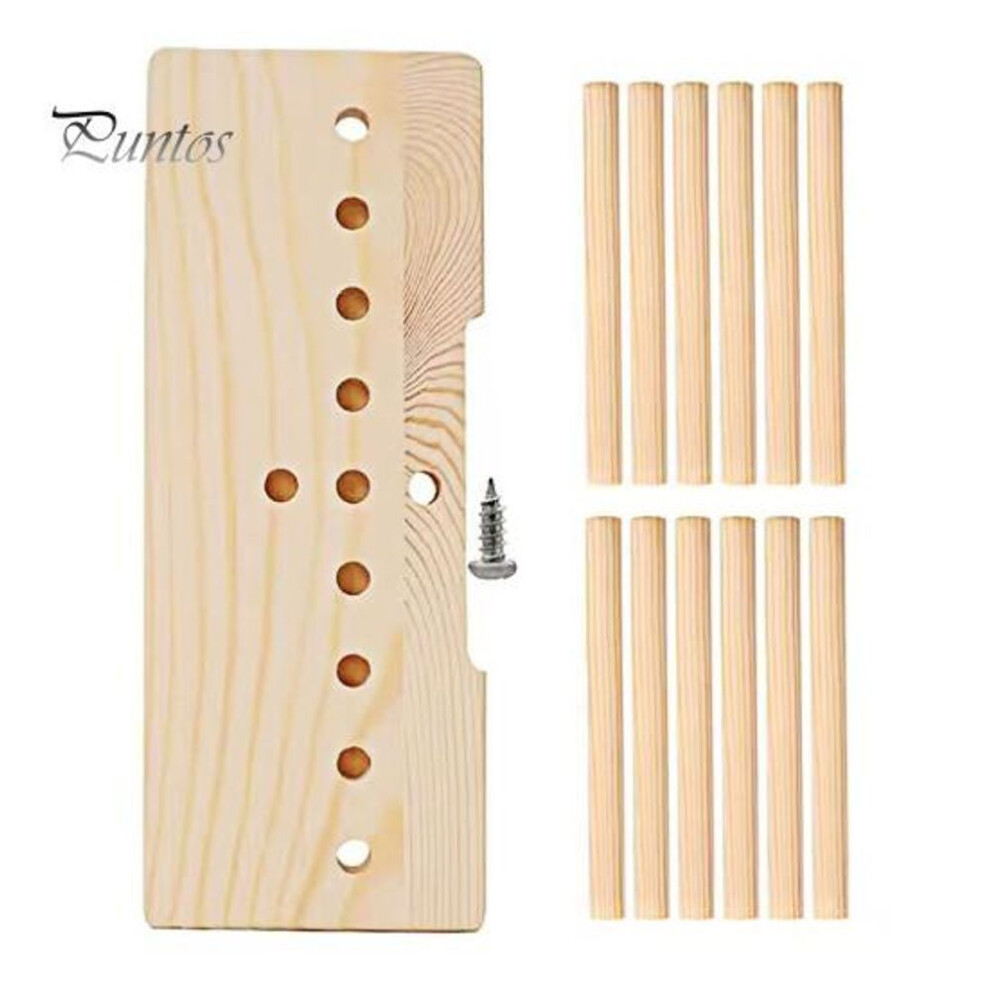 Wooden Bow Maker Detachable Bow Making Tool Tabletop Standing Bow Maker for DIY Ribbon Wreath Present Bows Wrist Corsages