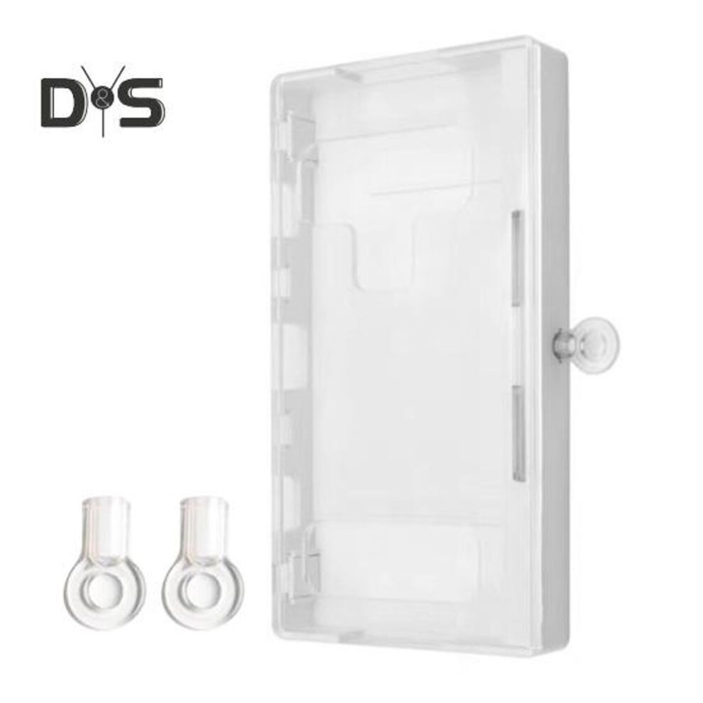 Cell Phone Lock Box Self-Control Locking Box with Keys Cell Phone Jail Box to Reduce Student Screen Time Transparent Phone Locker