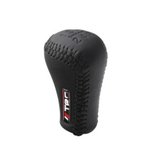 (Black) 5 Speed PU Leather Gear Shift Knob TOYOTA Gear Shift Stick Lever Head Ball For MT ARM TRD