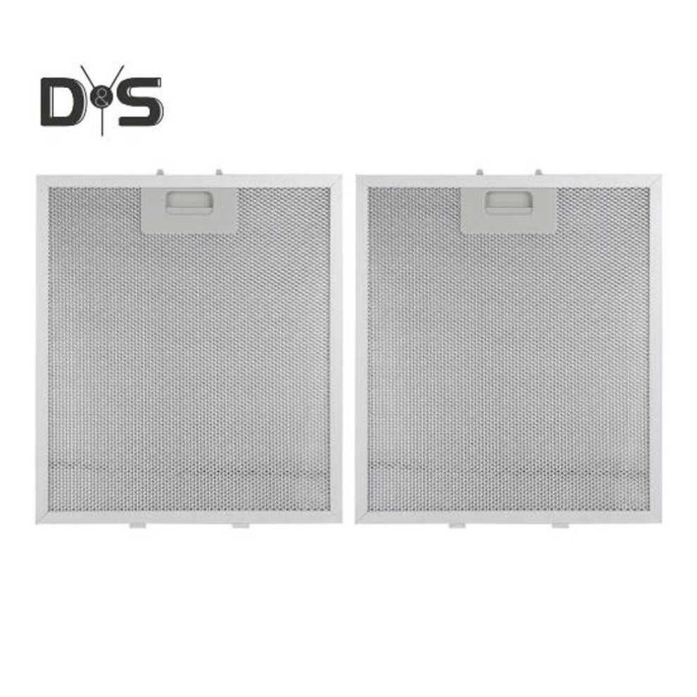 2Pcs Metal Cooker Hood Filter 320x260mm Easy Install Remove Aluminum Grease Filter Universal Mesh Extractor Filter for Baumatic CBCB9201 AL260319