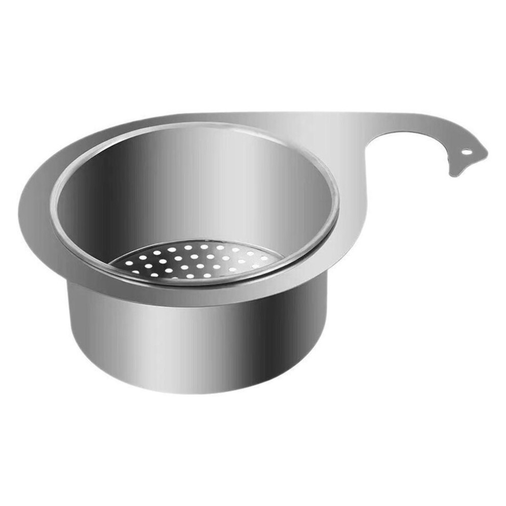 Multi-functional Basket,stainless Steel Swan Sink Strainer Basket, Tap Hanging Filter Basket, Corner Sink Strainer