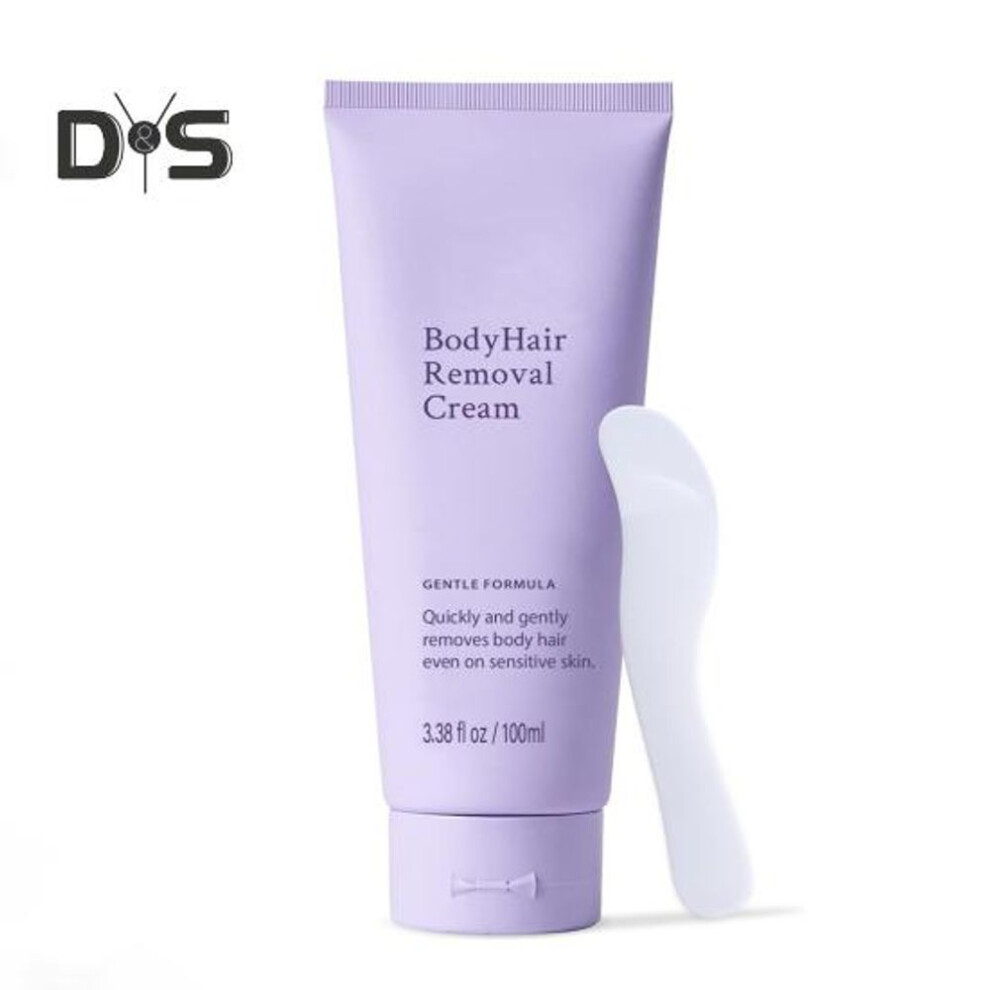 100ML Hair Removal Cream with Spatula Men Women Painless Full Body Arm Leg Underarms Bikini Private Facial Hair Remover Depilatory Cream