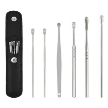 (zwart) Oorsmeerverwijderaar Oorsmeerverwijderaar Oorstokjes Curette Oorstokjes Reiniging Oorreiniging