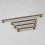(128mm Handle) Antique Brass Knurled Handles & Knob Gold Textured 4