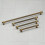 (128mm Handle) Antique Brass Knurled Handles & Knob Gold Textured 6