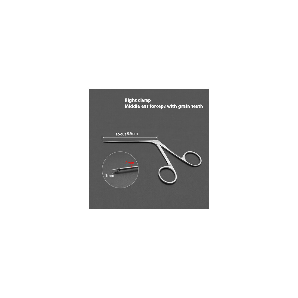 (Rose Rouge) Pince à Cure-Oreilles Pince à Oreille Moyenne Micro-Pince à Oreille Clip à Cérumen Kits